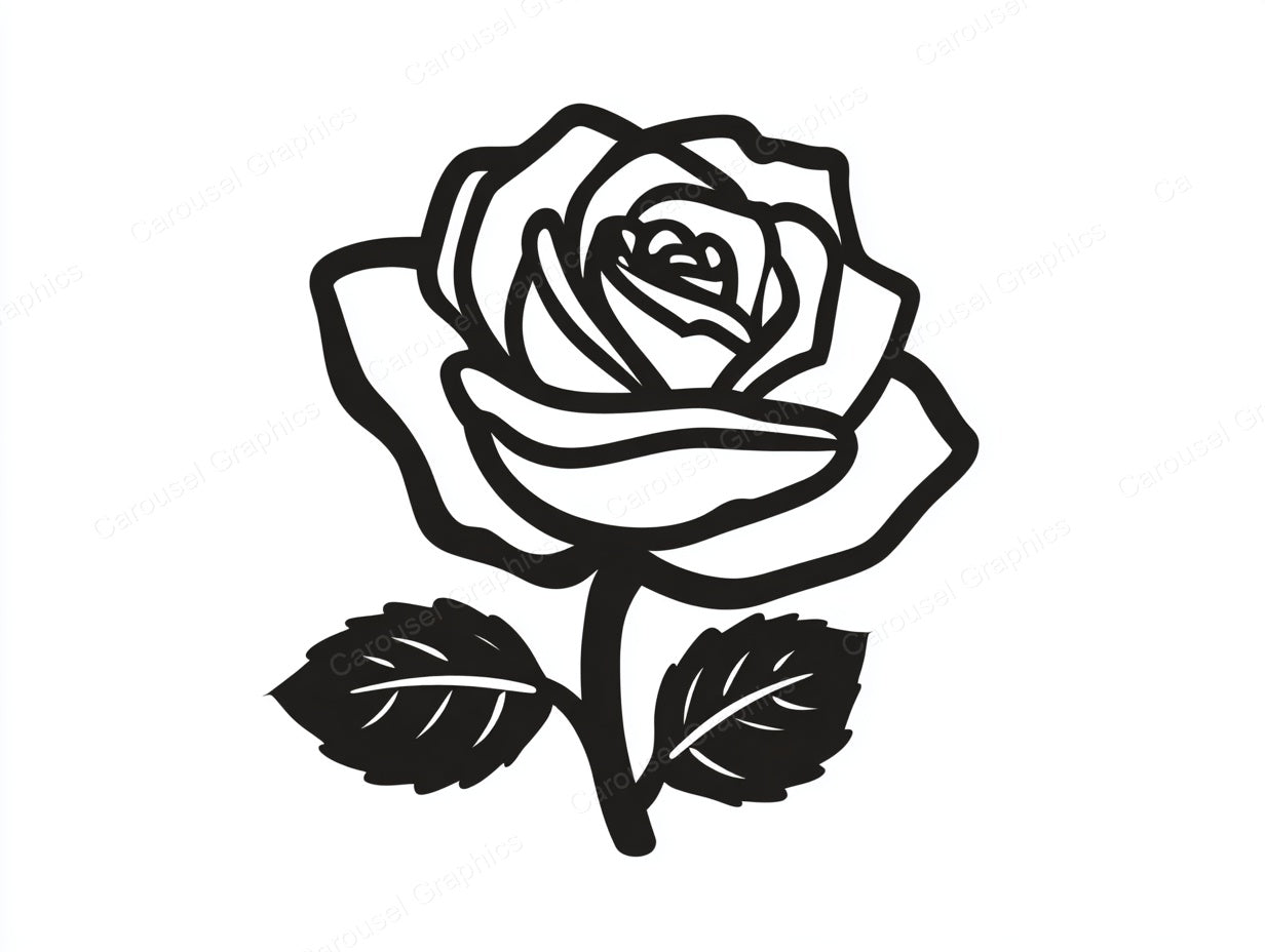 Rose Vector Graphic preview
