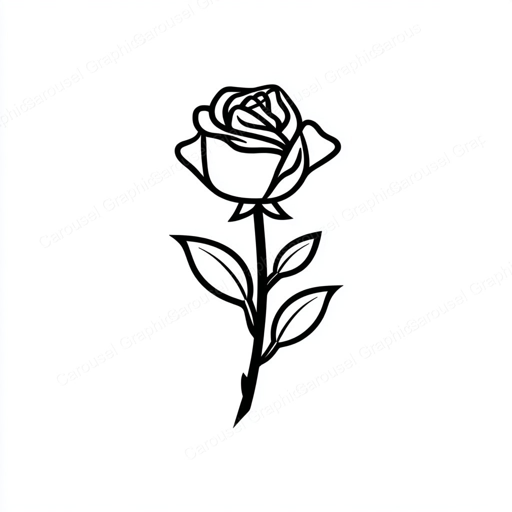 Rose Vector Graphic preview