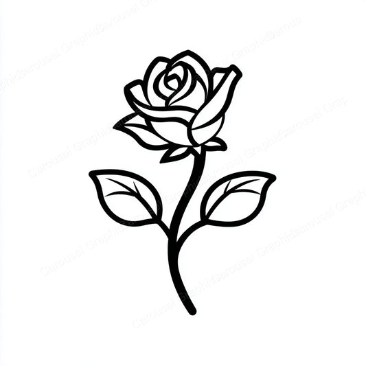 Rose Vector Graphic preview
