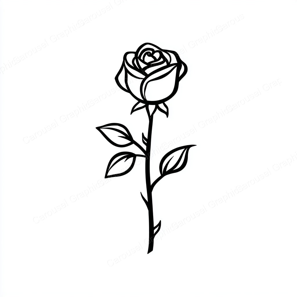 Rose Vector Graphic preview