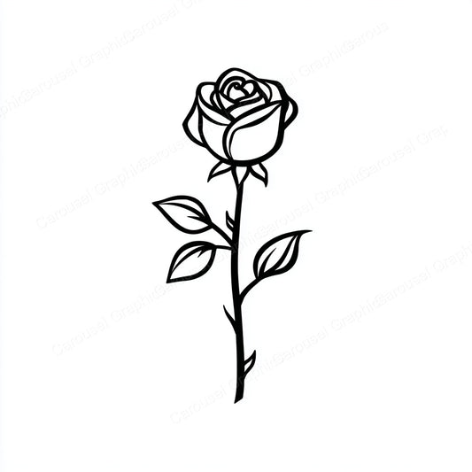 Rose Vector Graphic preview