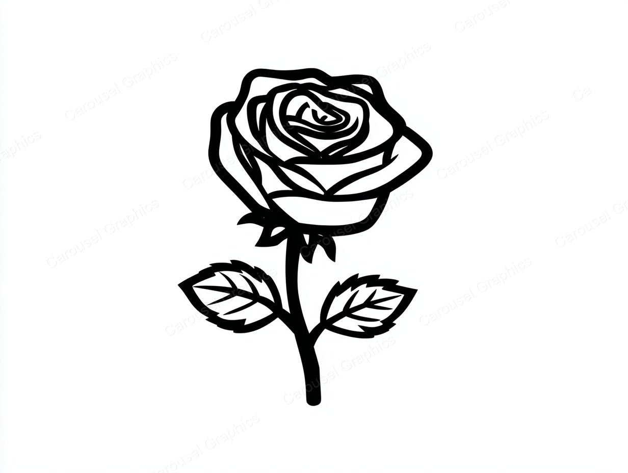 Rose Vector Graphic preview