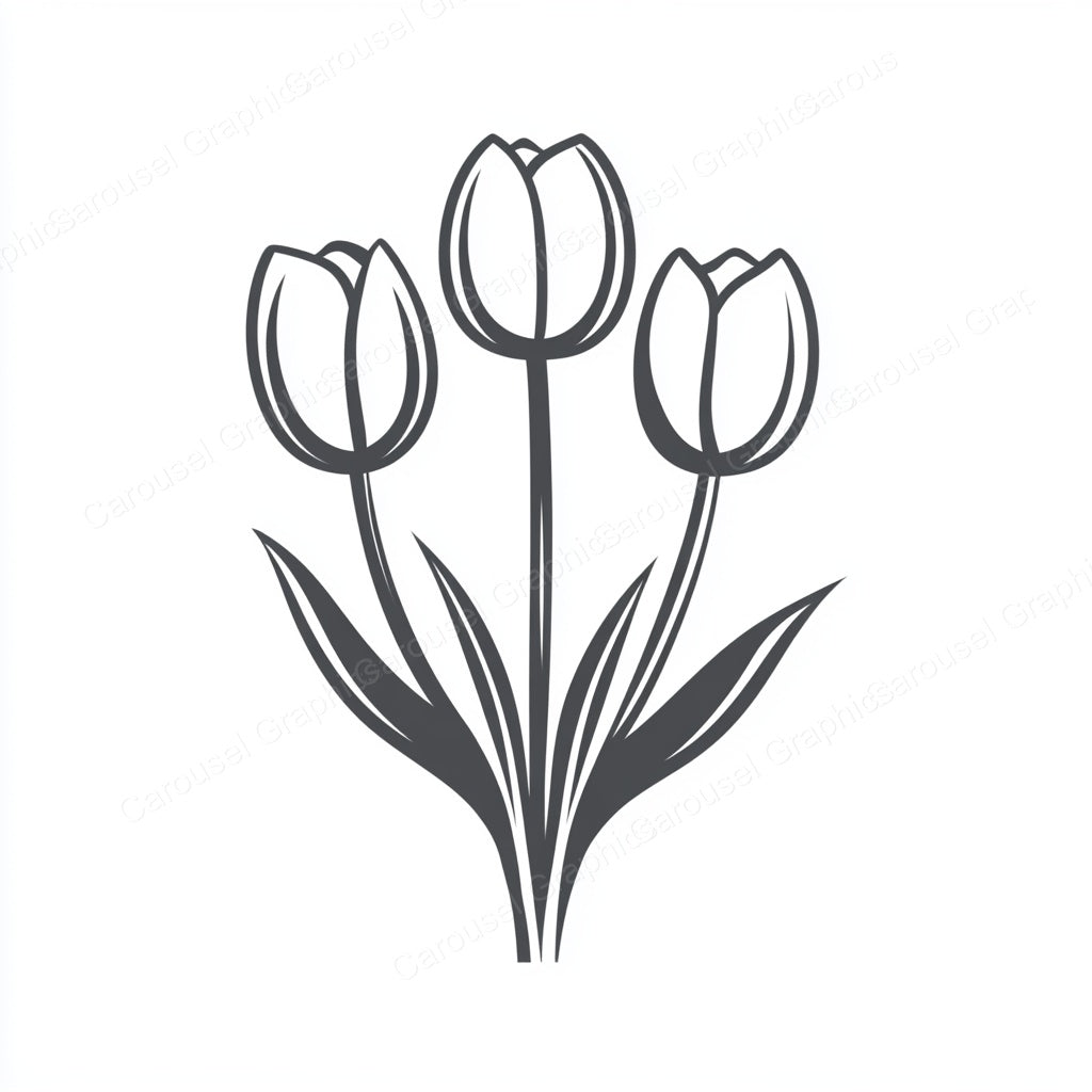 Tulip Vector Graphic preview