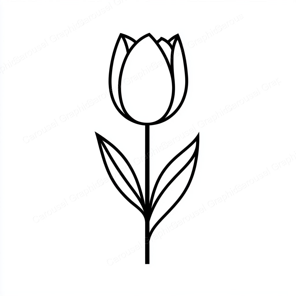Tulip Vector Graphic preview