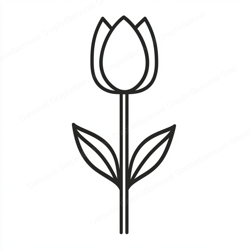 Tulip Vector Graphic preview