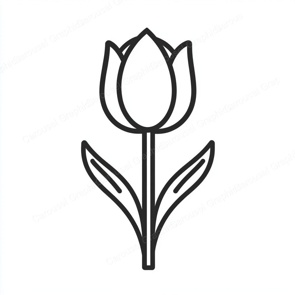 Tulip Vector Graphic preview