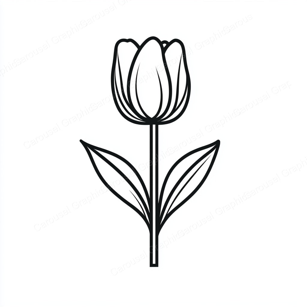 Tulip Vector Graphic preview