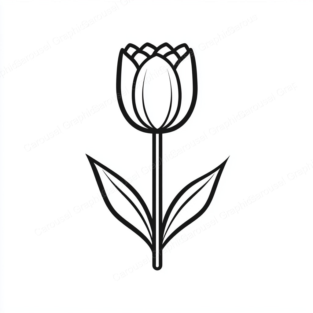 Tulip Vector Graphic preview
