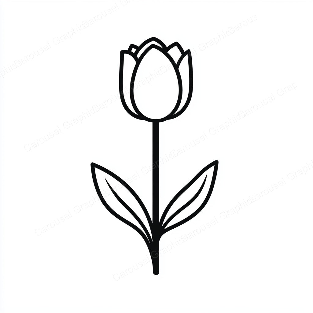 Tulip Vector Graphic preview