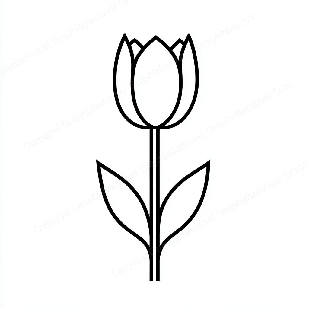 Tulip Vector Graphic preview