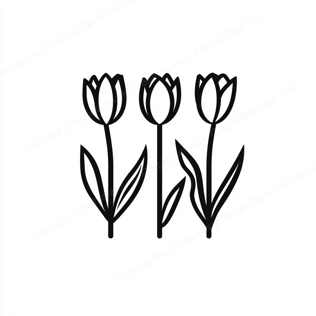 Tulip Vector Graphic preview
