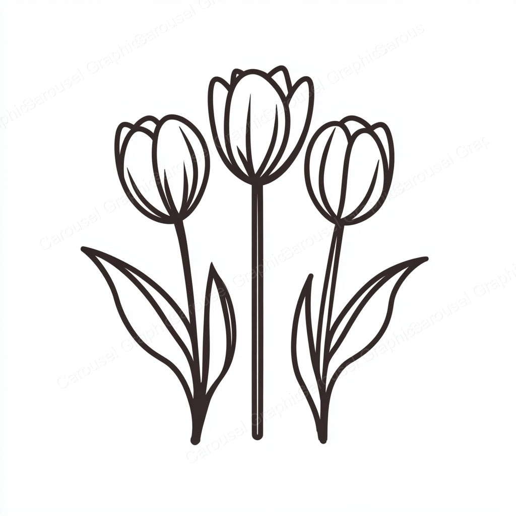 Tulip Vector Graphic preview