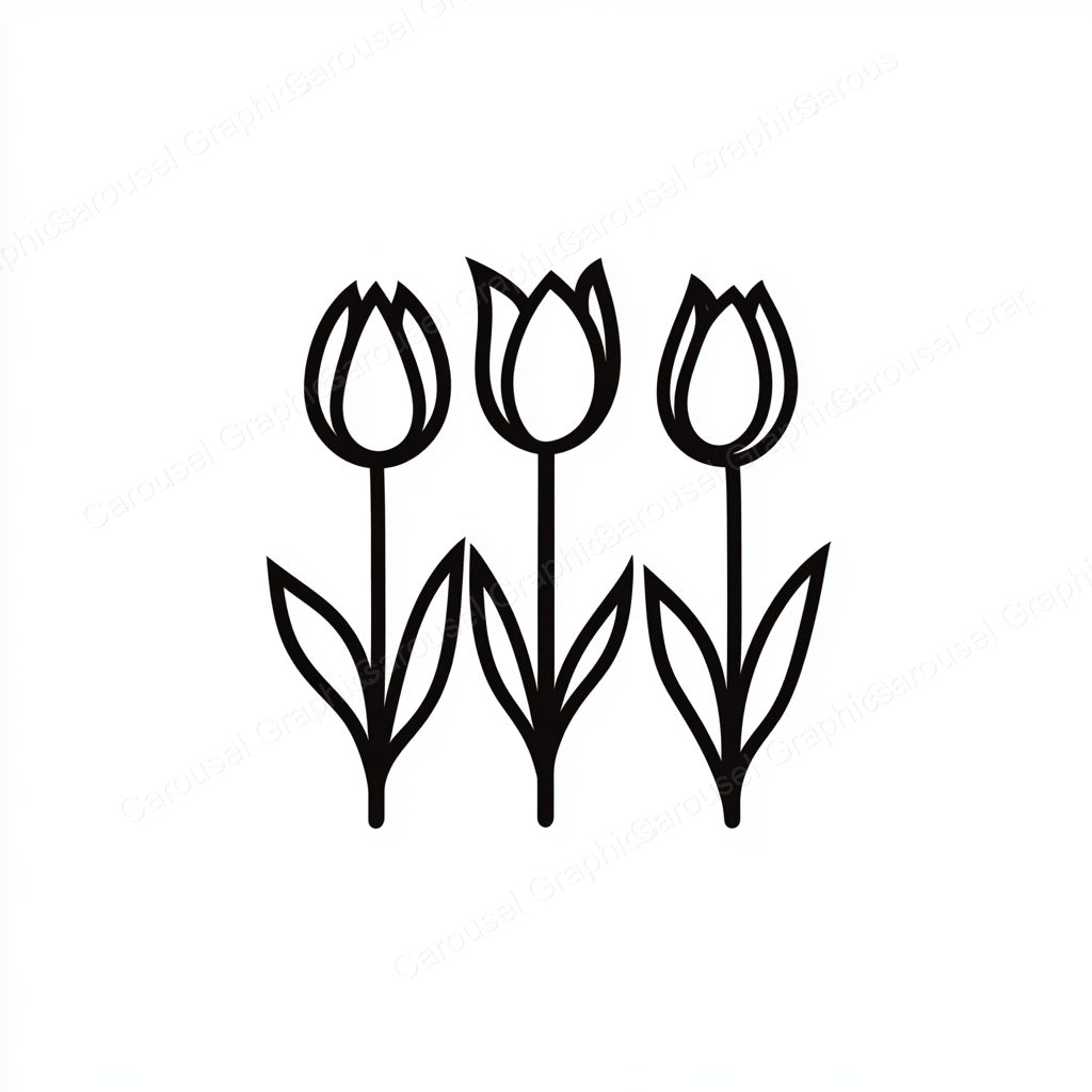 Tulip Vector Graphic preview