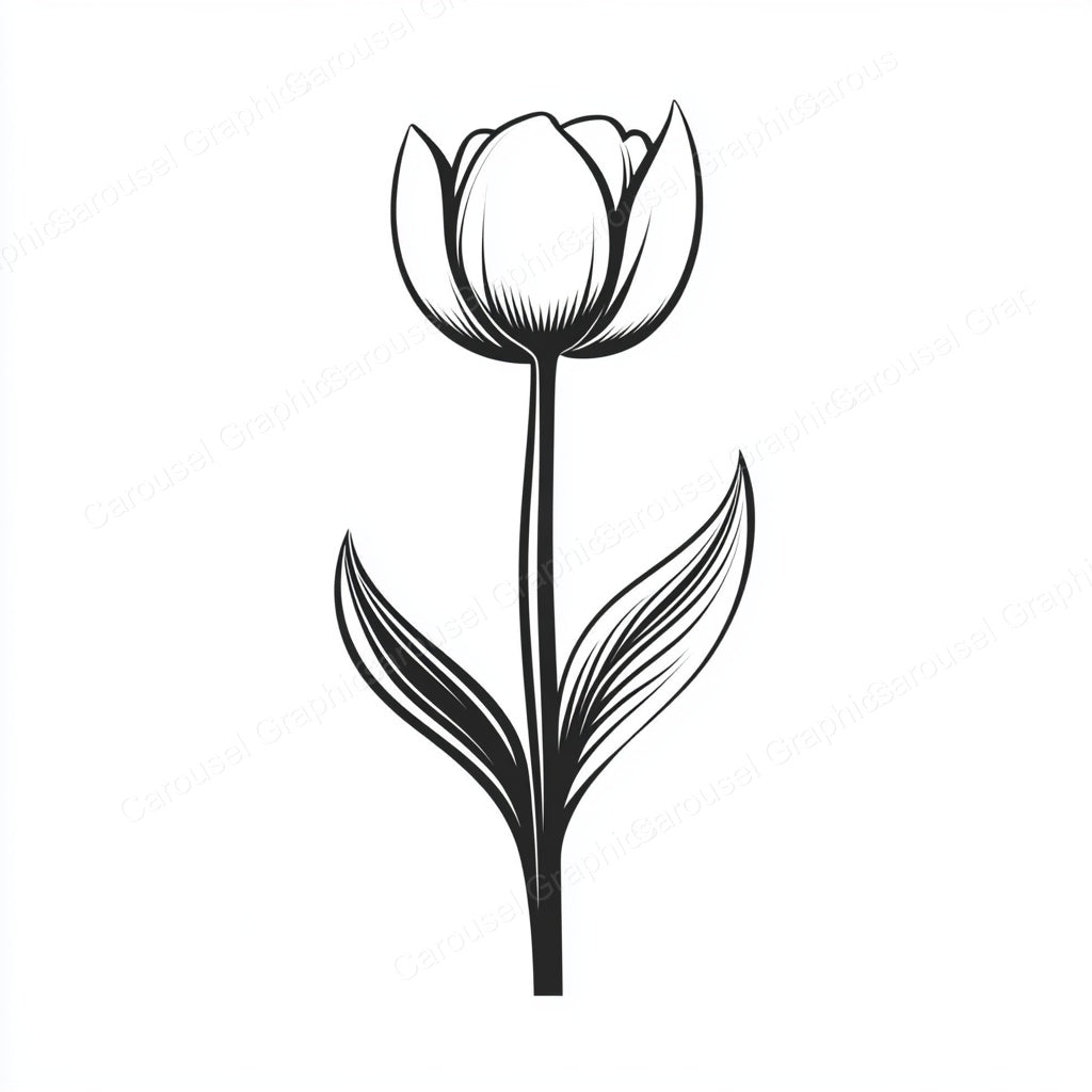 Tulip Vector Graphic preview