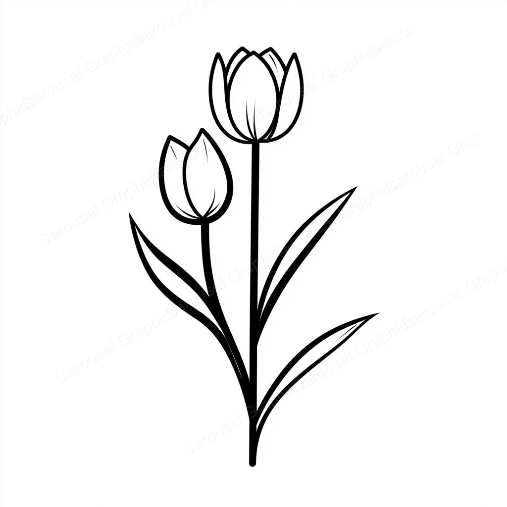 Tulip Vector Graphic preview