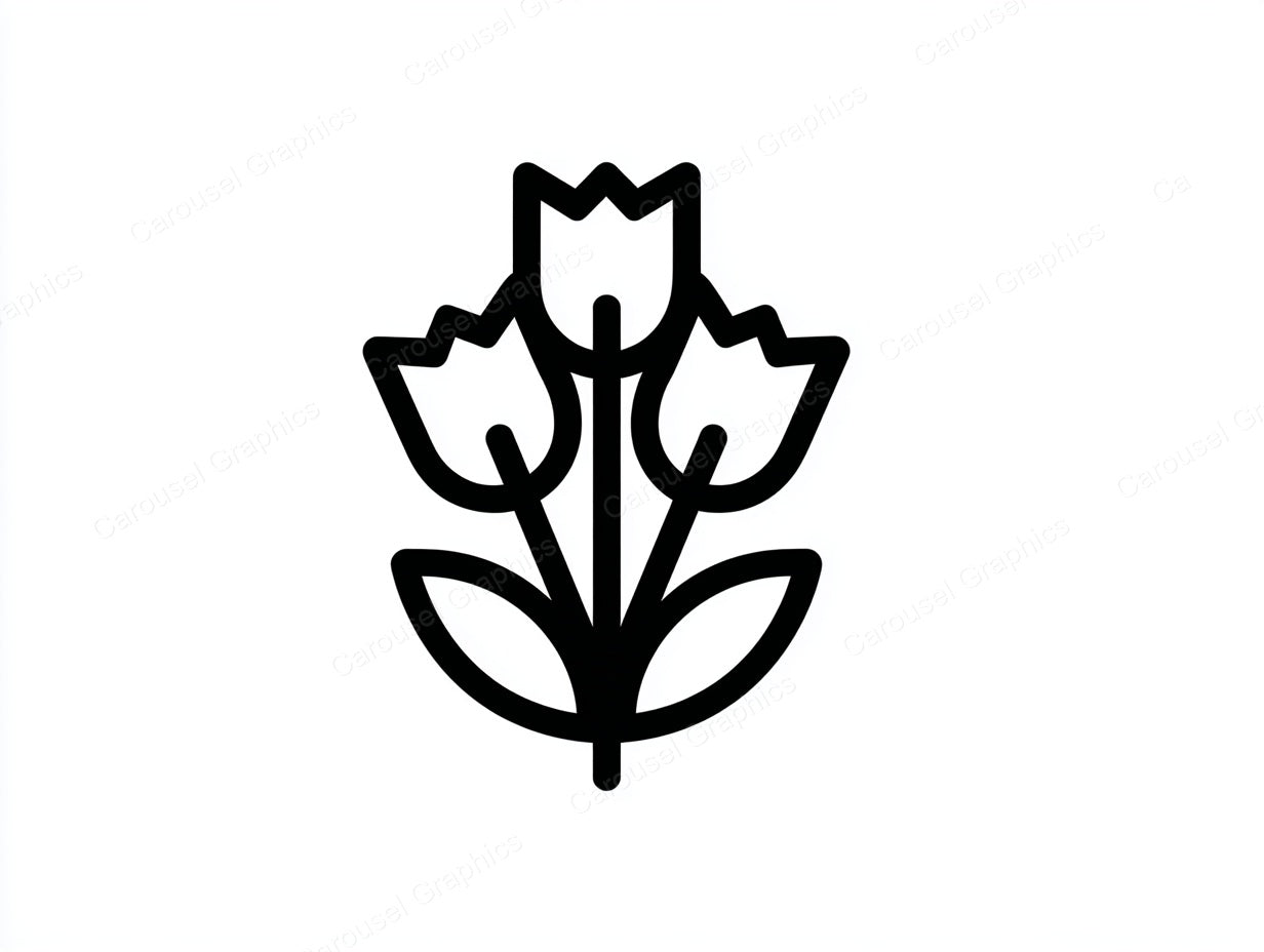 Tulip Vector Graphic preview