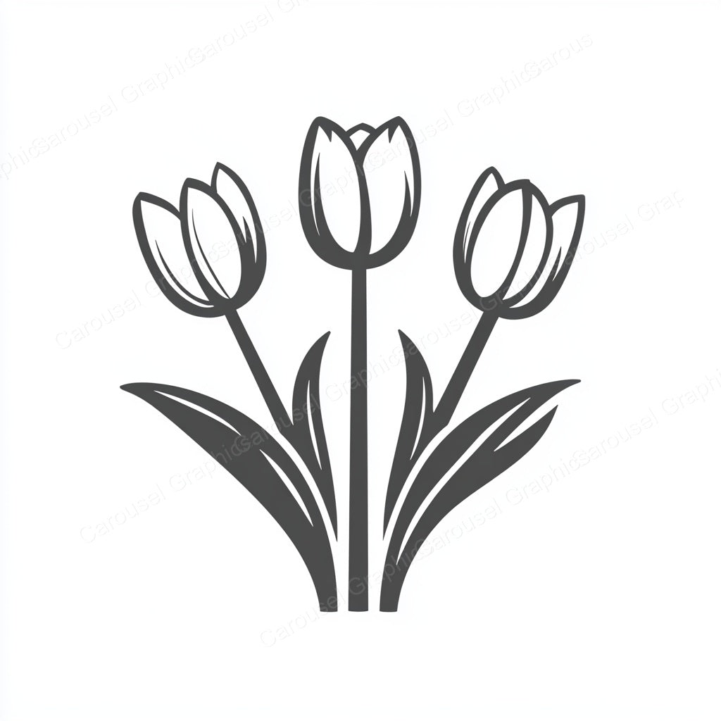 Tulip Vector Graphic preview
