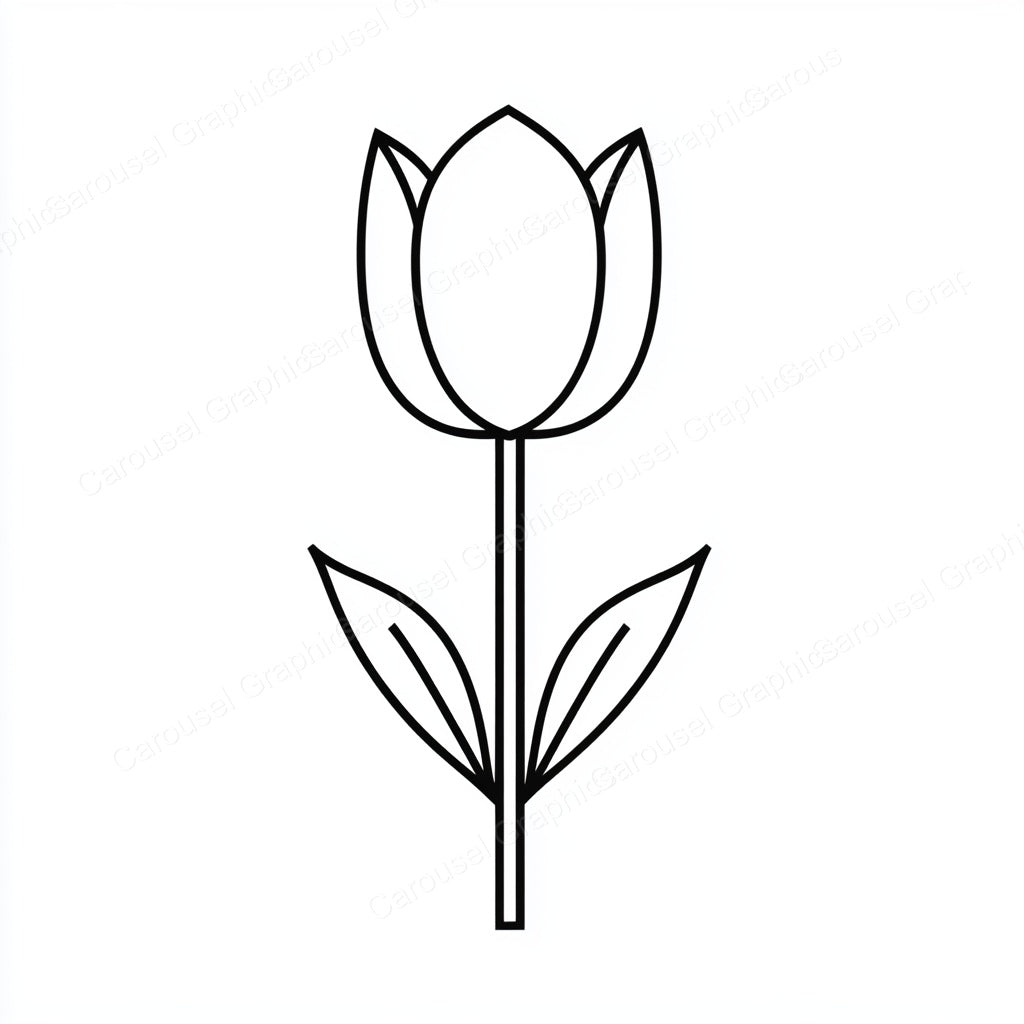 Tulip Vector Graphic preview