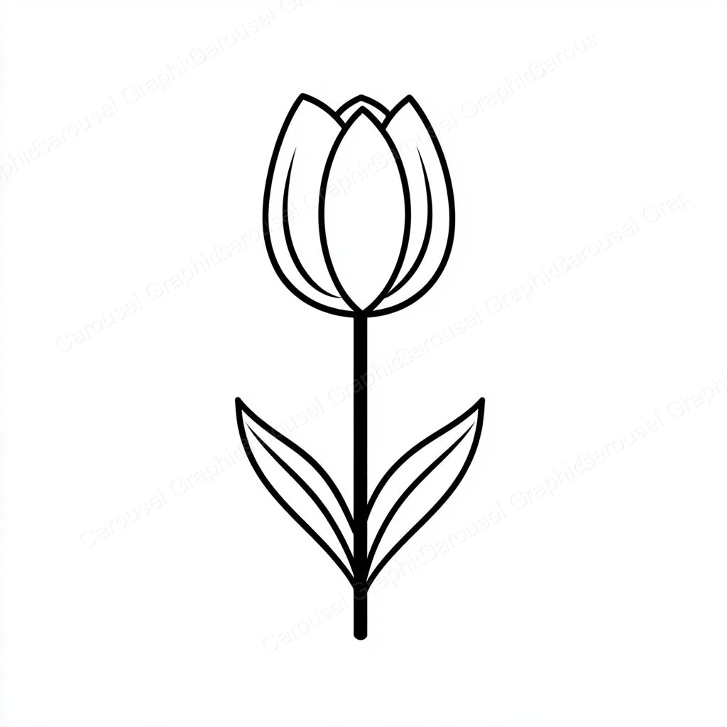 Tulip Vector Graphic preview