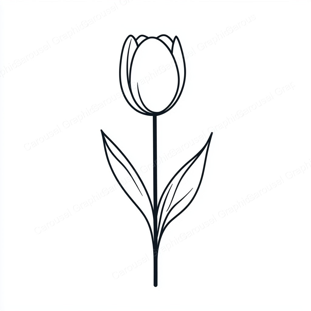 Tulip Vector Graphic preview