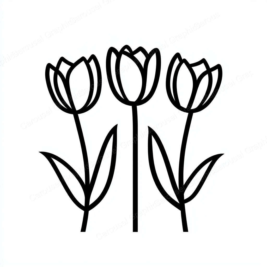 Tulip Vector Graphic preview
