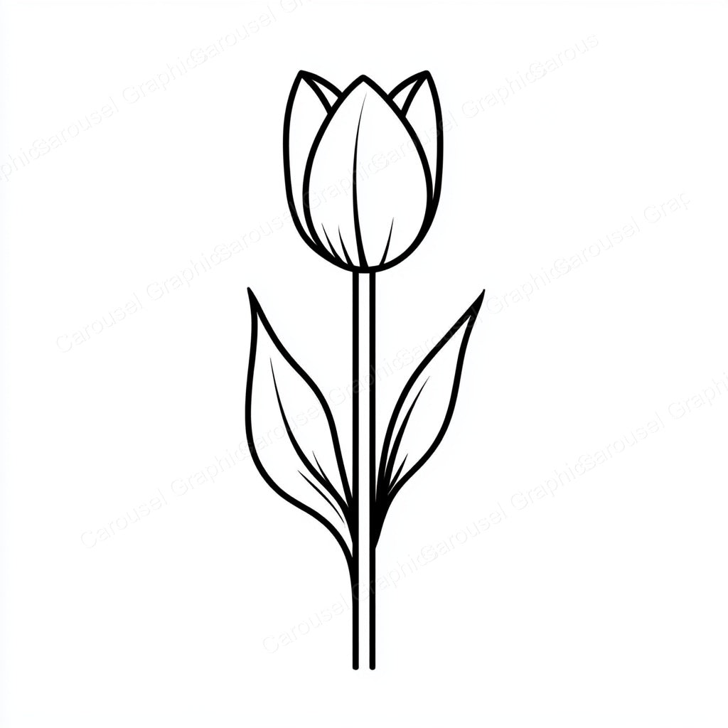 Tulip Vector Graphic preview