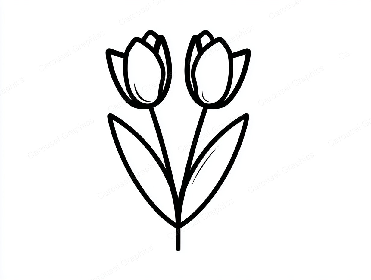Tulip Vector Graphic preview