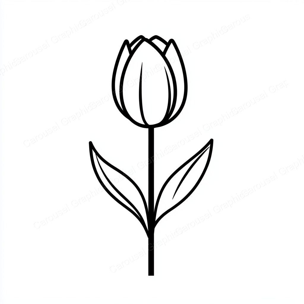 Tulip Vector Graphic preview