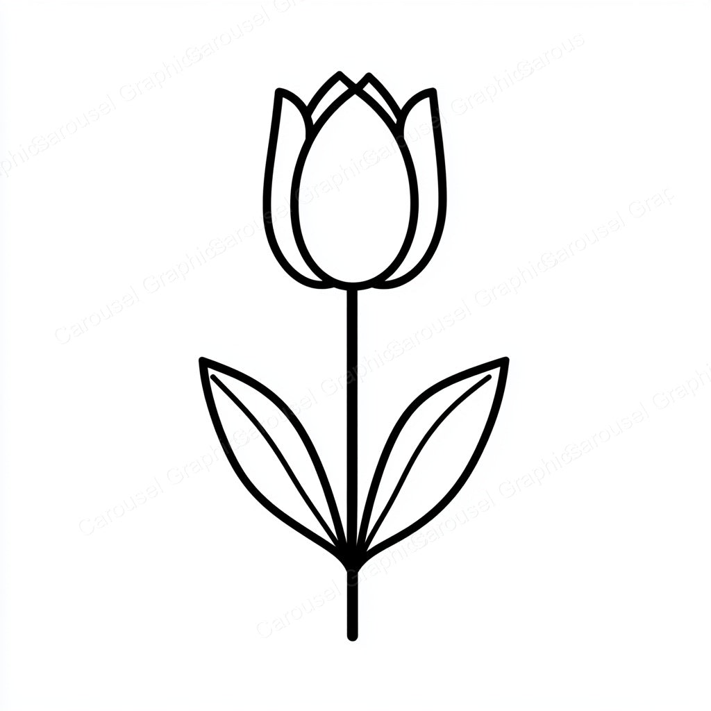 Tulip Vector Graphic preview
