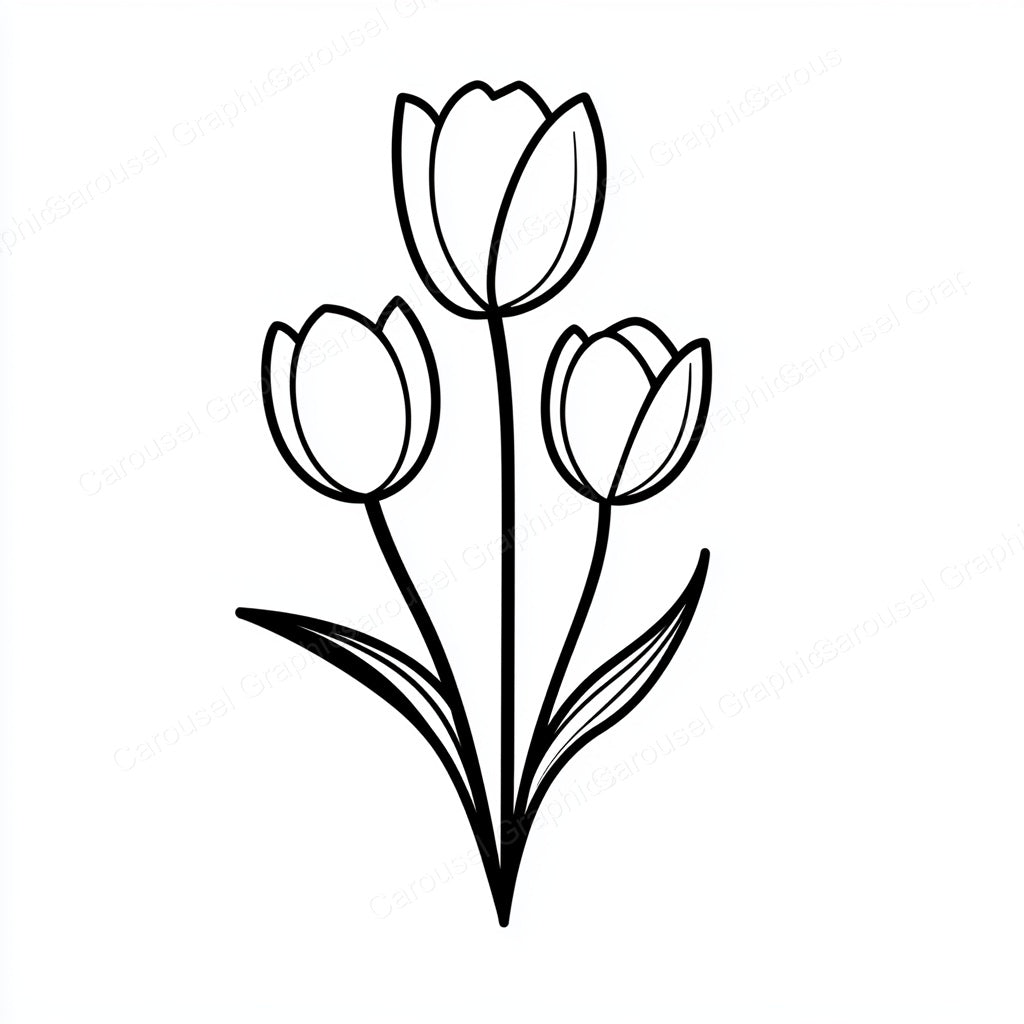 Tulip Vector Graphic preview
