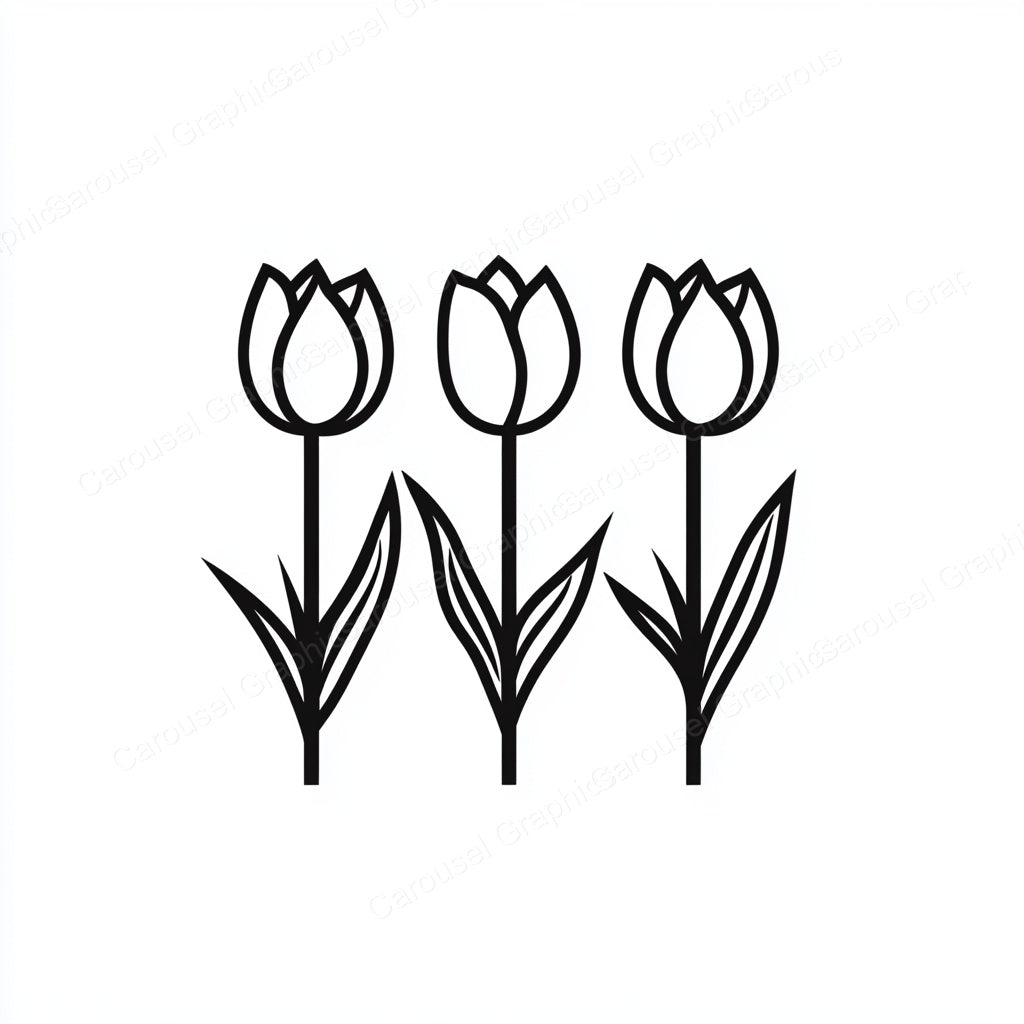 Tulip Vector Graphic preview