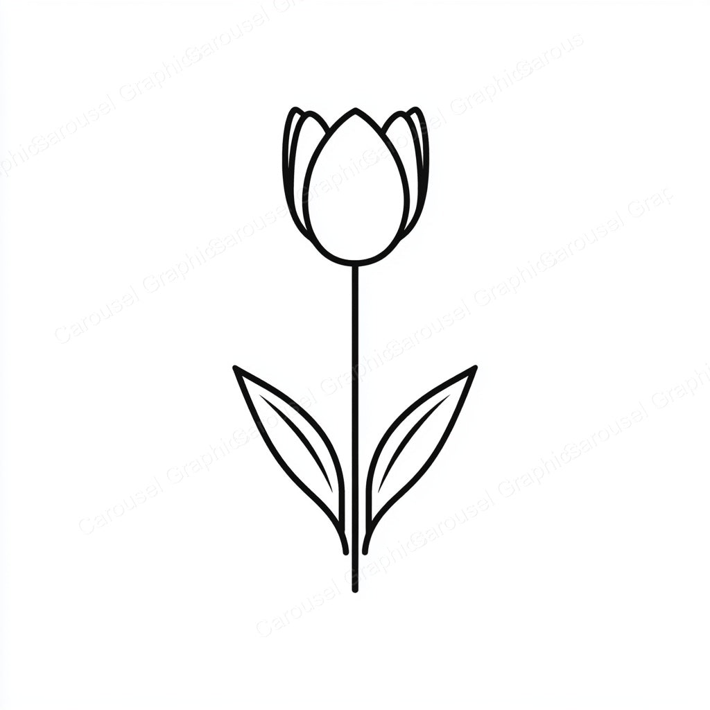 Tulip Vector Graphic preview