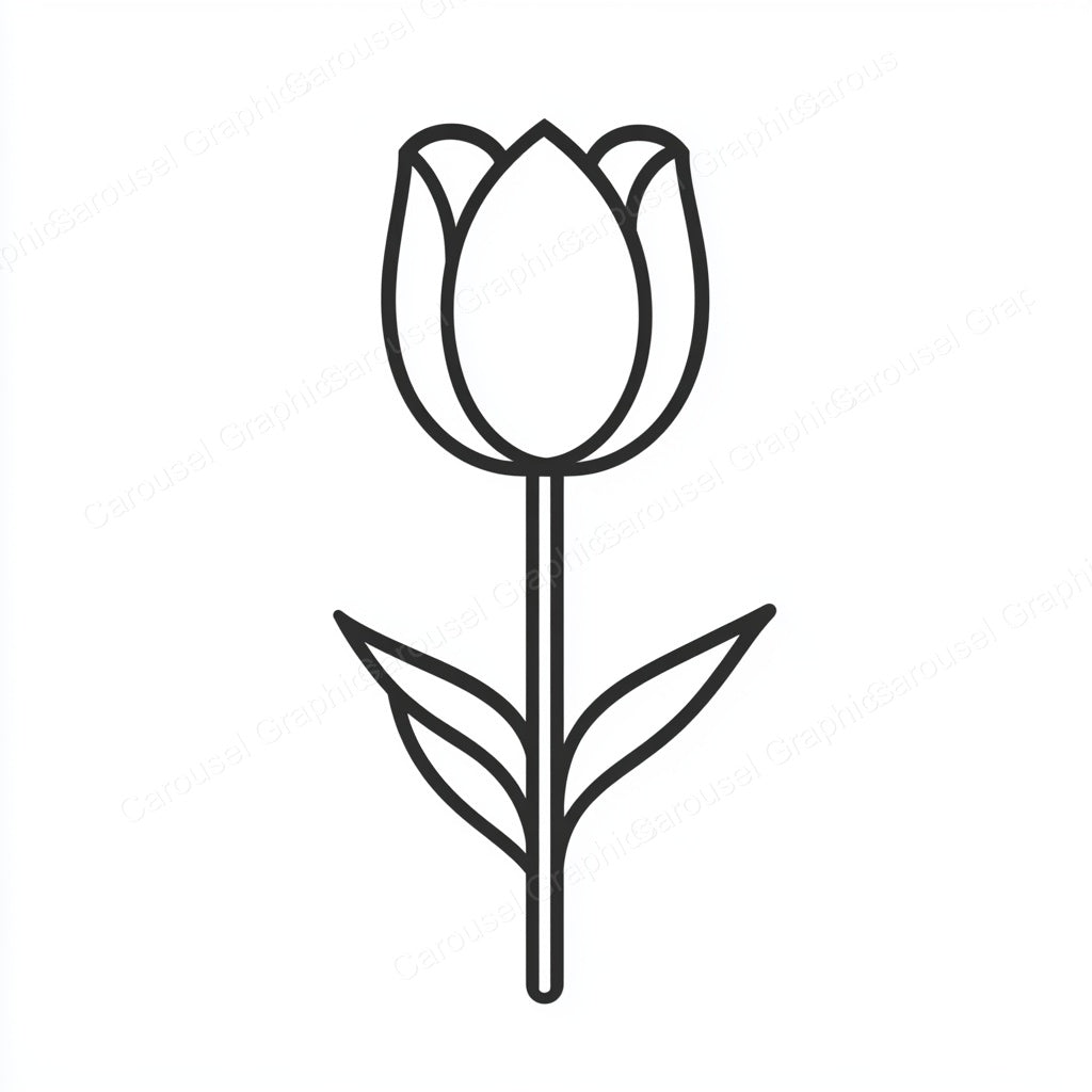 Tulip Vector Graphic preview
