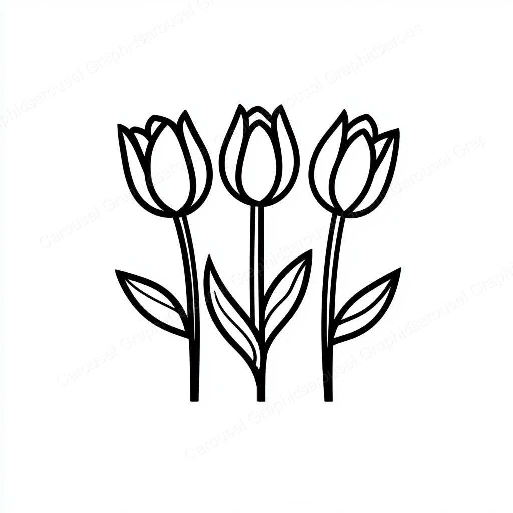 Tulip Vector Graphic preview