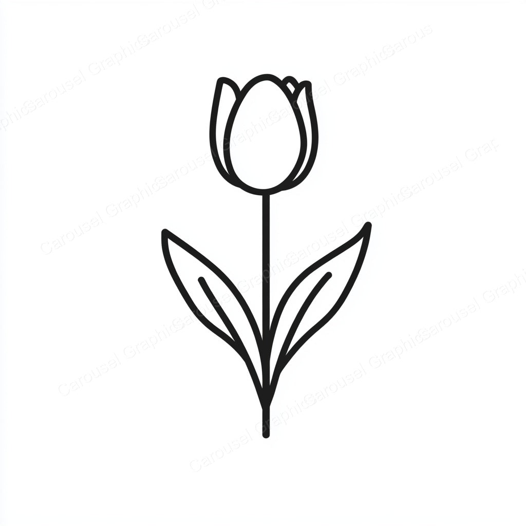 Tulip Vector Graphic preview