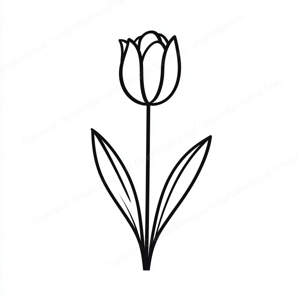 Tulip Vector Graphic preview
