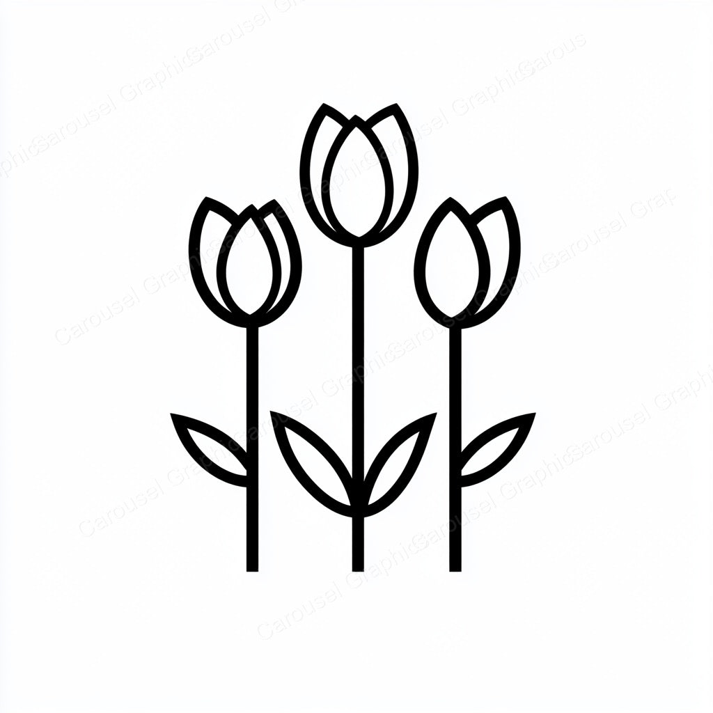 Tulip Vector Graphic preview