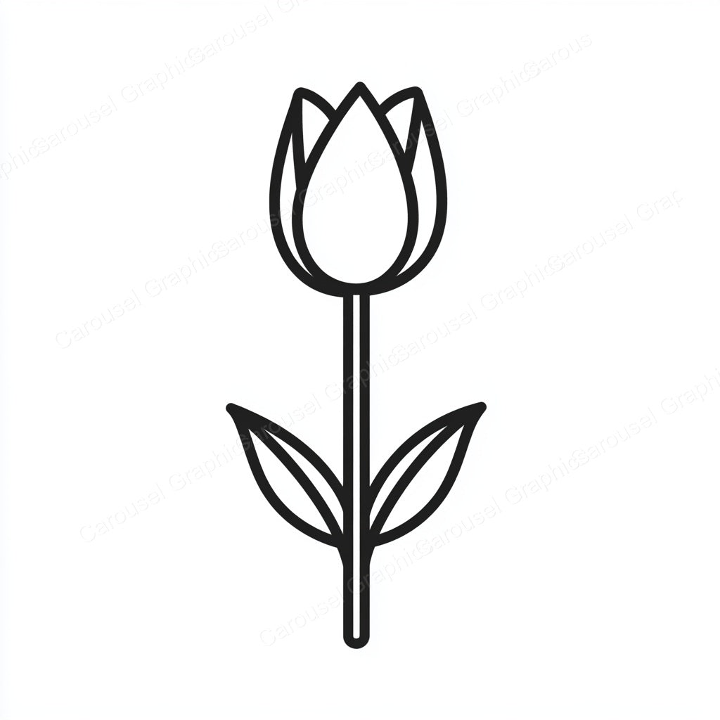 Tulip Vector Graphic preview