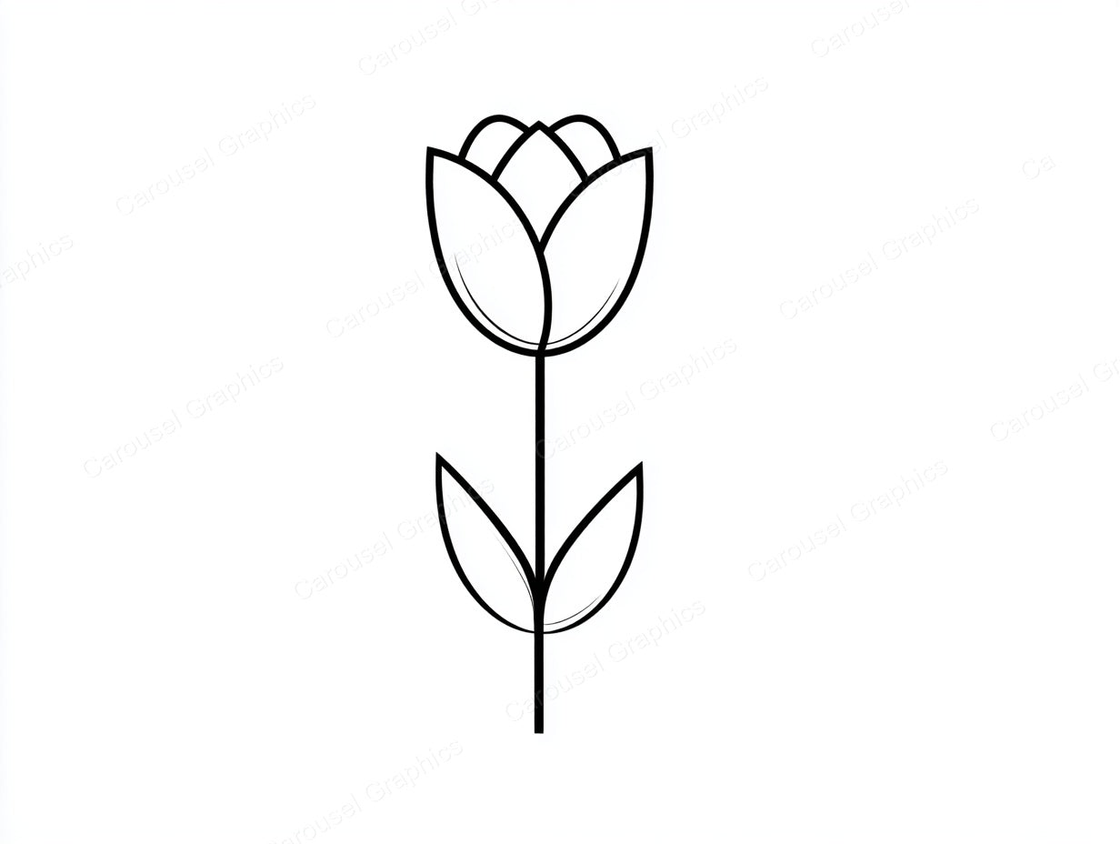 Tulip Vector Graphic preview