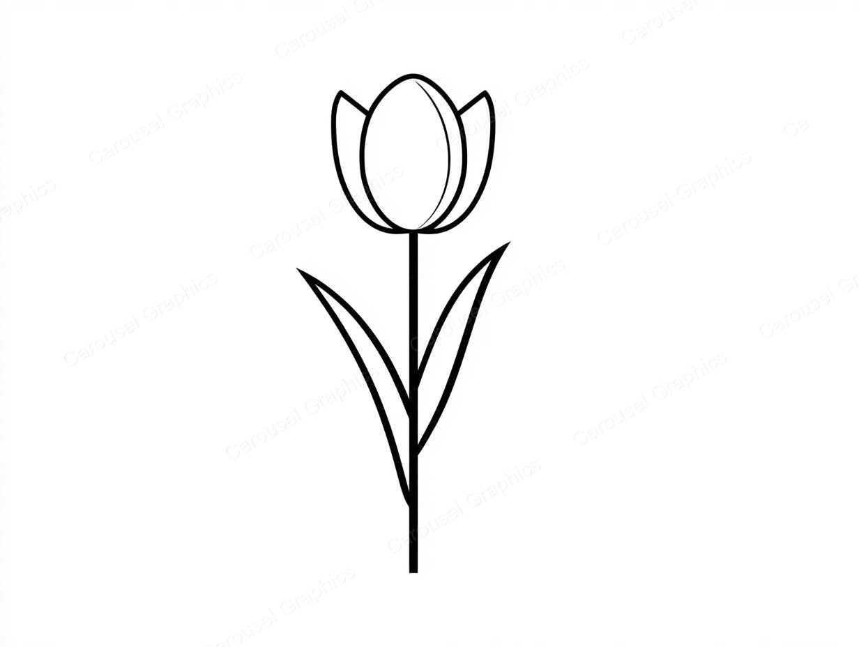 Tulip Vector Graphic preview