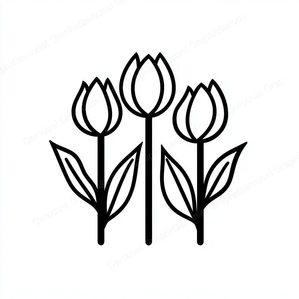 Tulip Vector Graphic preview