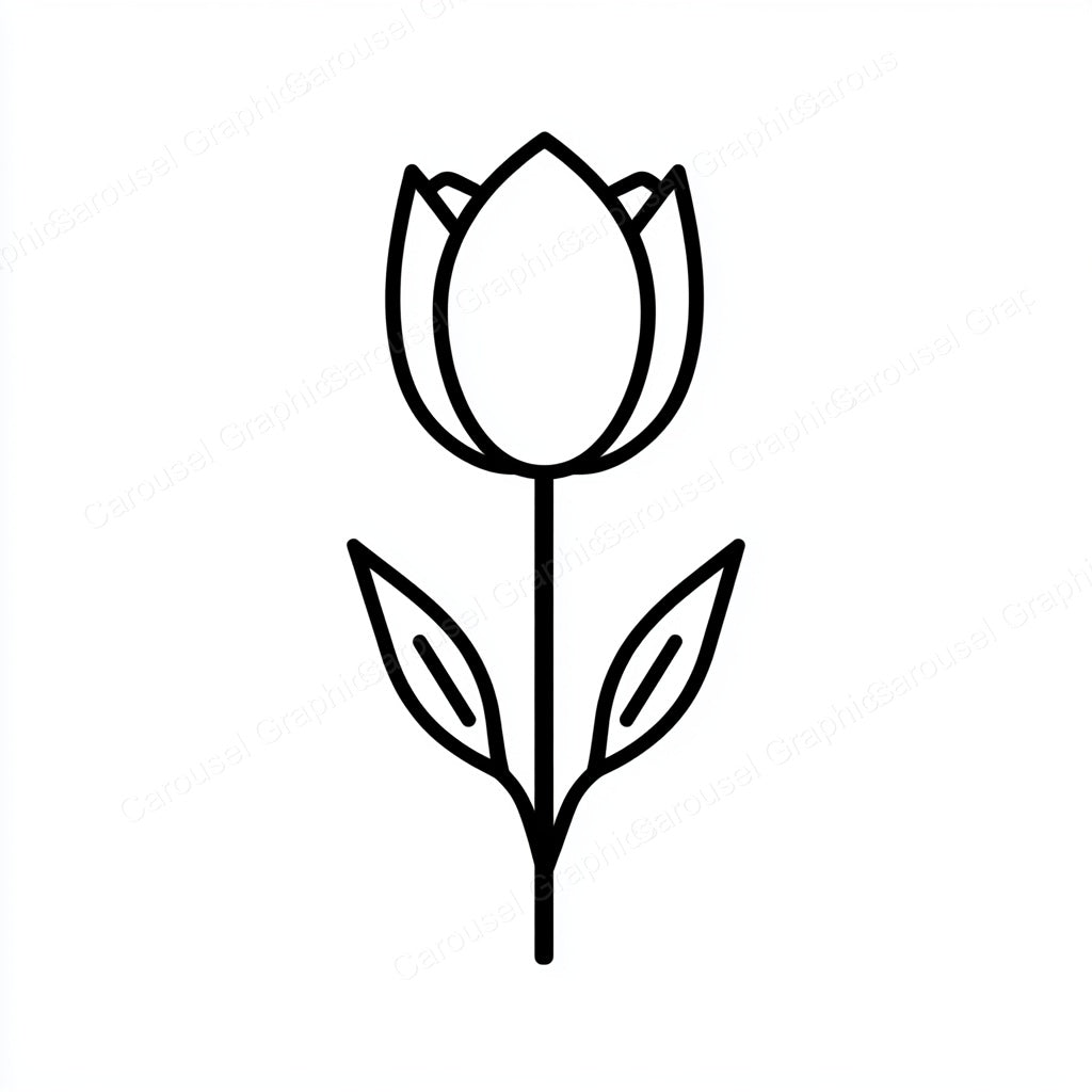 Tulip Vector Graphic preview