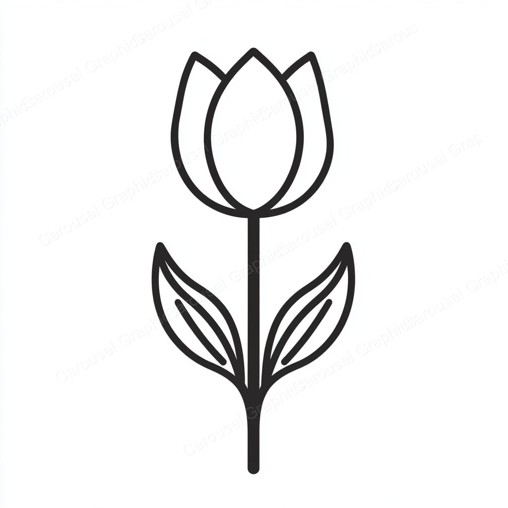 Tulip Vector Graphic preview