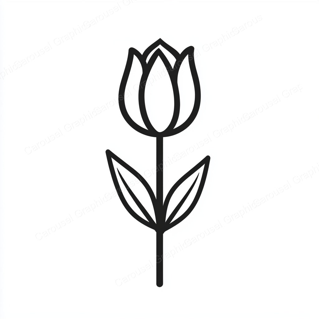 Tulip Vector Graphic preview