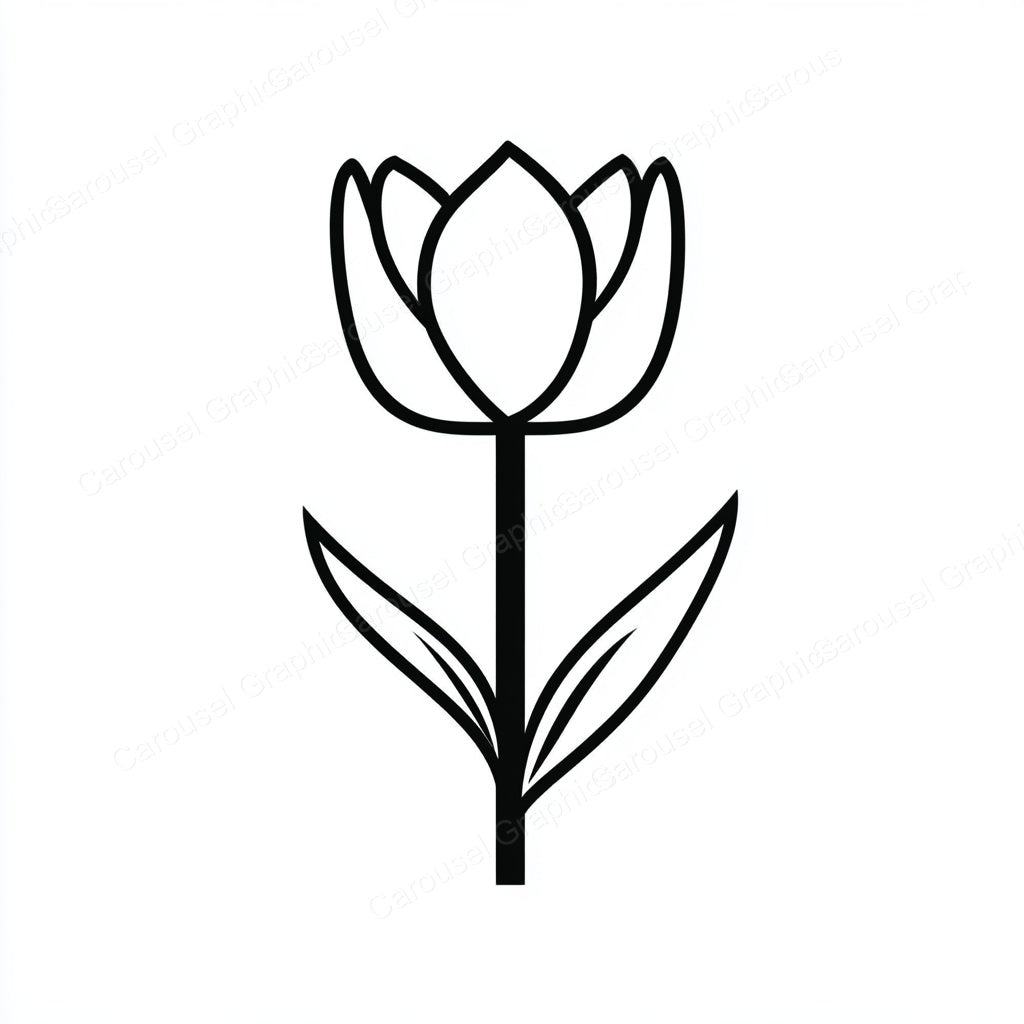 Tulip Vector Graphic preview