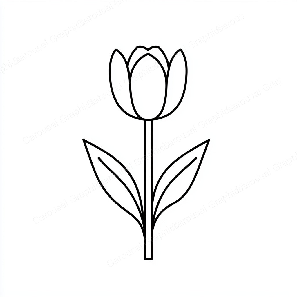 Tulip Vector Graphic preview