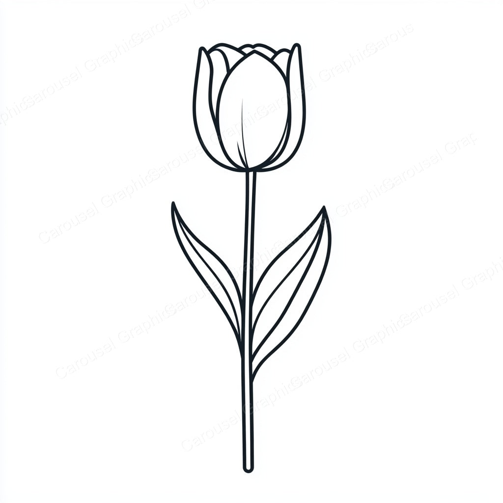 Tulip Vector Graphic preview