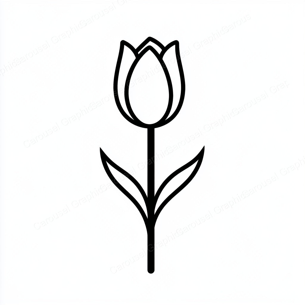 Tulip Vector Graphic preview