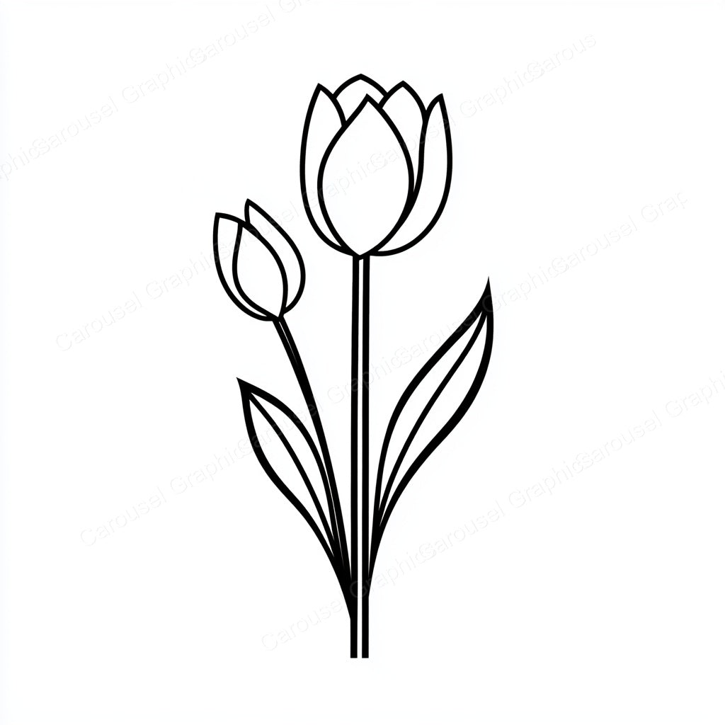 Tulip Vector Graphic preview