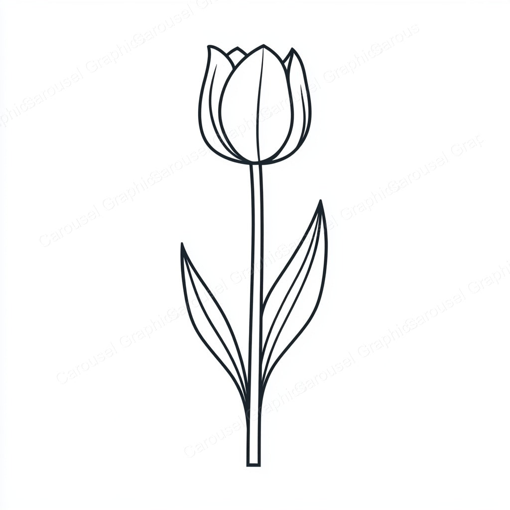 Tulip Vector Graphic preview